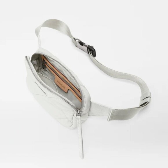 NWT MZ WALLACE Quilted Madison Belt Bag FROST - Picture 6 of 8